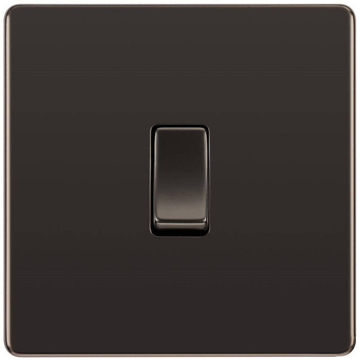 BG Nexus Screwless Black Nickel 20A Double Pole Switch FBN30 Available from RS Electrical Supplies
