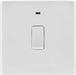 BG White Moulded 20A Double Pole Switch with Neon 831 Available from RS Electrical Supplies
