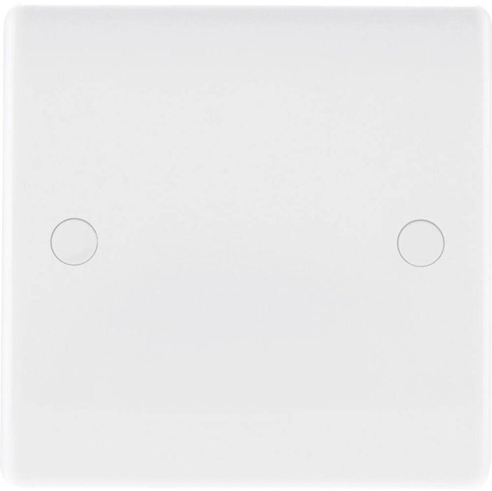 BG White Moulded Single Blank Plate 894 Available from RS Electrical Supplies