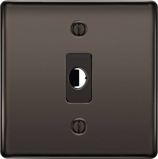 BG Nexus Metal Black Nickel Flex Outlet NBNFLEX Available from RS Electrical Supplies
