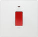 BG Evolve Pearl White 45A double pole switch with LED PCDCL74W Available from RS Electrical Supplies