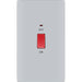 BG Nexus Screwless Polished Chrome 45A Cooker Switch FPC72 Available from RS Electrical Supplies