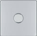 BG Nexus Screwless Polished Chrome 1G Dimmer Switch FPC81 Available from RS Electrical Supplies