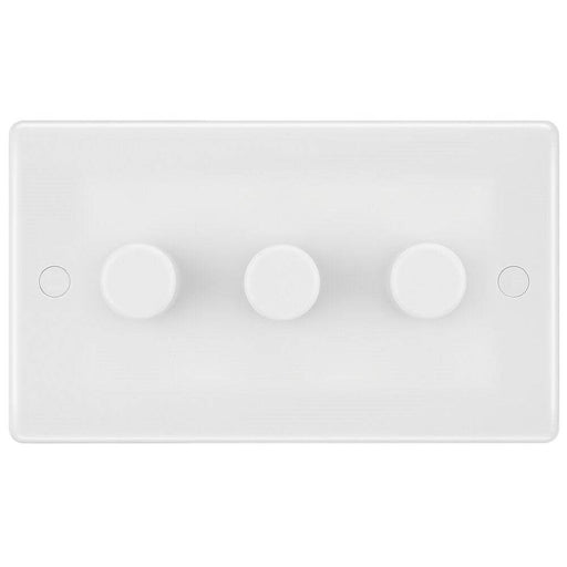 BG White Moulded 3G Dimmer Switch 883 Available from RS Electrical Supplies