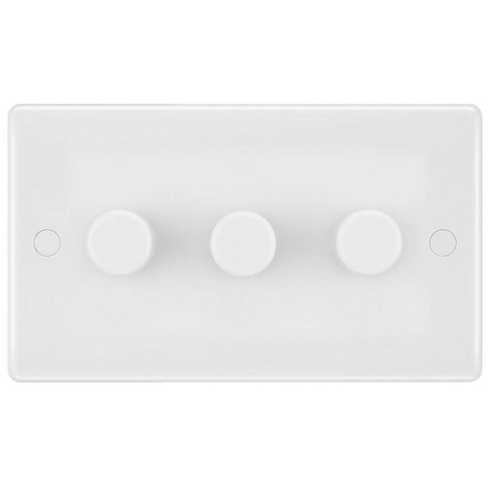 BG White Moulded 3G Dimmer Switch 883 Available from RS Electrical Supplies