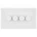 BG White Moulded 4G Dimmer Switch 884 Available from RS Electrical Supplies