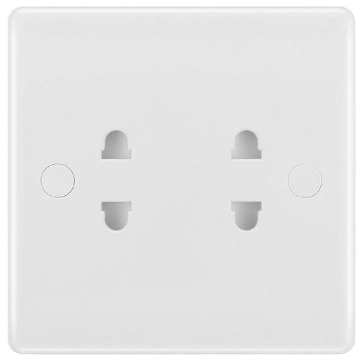 BG White Moulded 16A 2G Shuttered Euro Socket 898 Available from RS Electrical Supplies