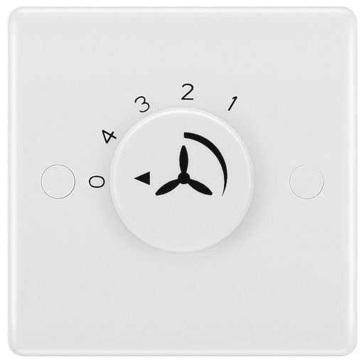 BG White Moulded 1G Fan Controller 887 Available from RS Electrical Supplies