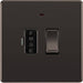 BG Nexus Screwless Black Nickel 13A Switched Spur with Neon FBN52 Available from RS Electrical Supplies