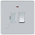 BG Nexus Screwless Polished Chrome 13A Switched Spur with Neon & Flex FPC53 Available from RS Electrical Supplies