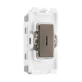 BG Black Nickel 20A 2 Way Key Grid Switch RBN12KY Available from RS Electrical Supplies