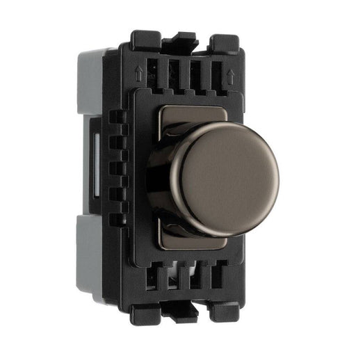 BG Black Nickel Dimmer Grid Switch RBNDTR Available from RS Electrical Supplies