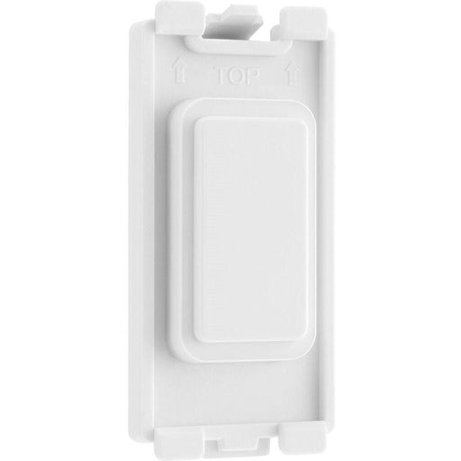 BG White Moulded PVC Blank Grid Module RBLNK Available from RS Electrical Supplies