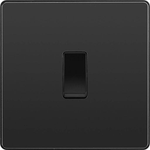 BG Evolve Black Chrome Intermediate Light Switch PCDBC13B Available from RS Electrical Supplies