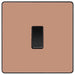 BG Evolve Polished Copper 1G Intermediate Light Switch PCDCP13B Available from RS Electrical Supplies
