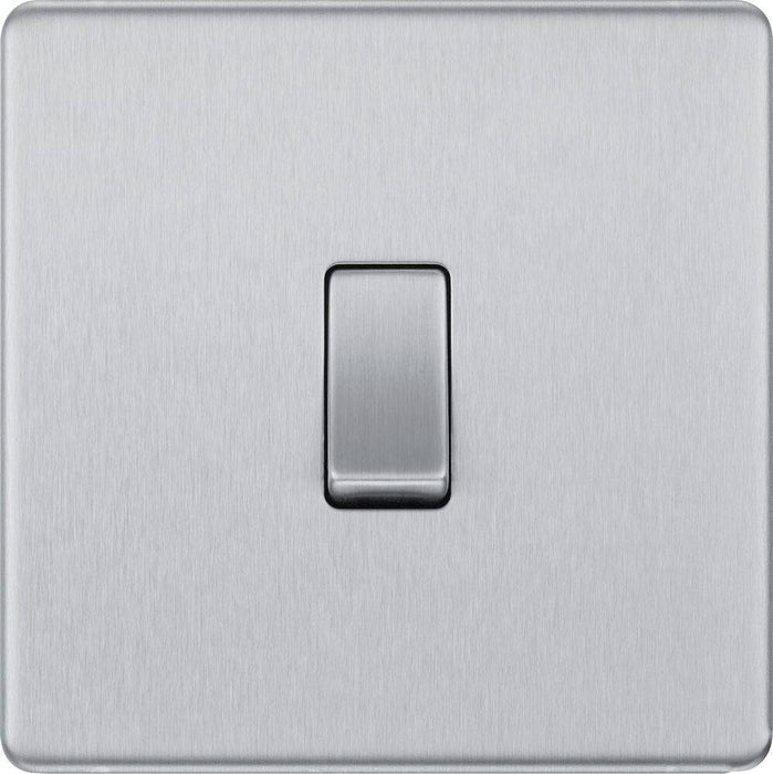 BG Nexus Screwless Brushed Steel Intermediate Light Switch FBS13 Available from RS Electrical Supplies