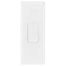 BG White Moulded 1G Architrave Switch 847 Available from RS Electrical Supplies