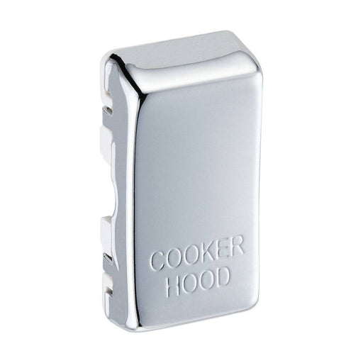 BG Polished Chrome Grid Engraved 'Cooker Hood' Rocker RRCHPC Available from RS Electrical Supplies