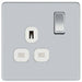 BG Nexus Screwless Polished Chrome 13A Single Socket FPC21W Available from RS Electrical Supplies