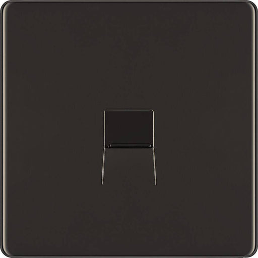 BG Nexus Screwless Black Nickel Secondary Telephone Socket FBNBTS1 Available from RS Electrical Supplies
