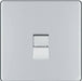 BG Nexus Screwless Polished Chrome Master Telephone Socket FPCBTM1 Available from RS Electrical Supplies
