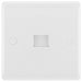 BG White Moulded Secondary Telepone Socket 8BTS/1 Available from RS Electrical Supplies