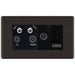 BG Nexus Screwless Black Nickel Combination TV Socket FBN69B Available from RS Electrical Supplies