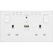 BG White Moulded Wi-Fi Extender USB Socket 922UWR Available from RS Electrical Supplies