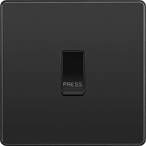 bg evolve black chrome 10a retractive press switch pcdbc14b Available From RS Electrical Supplies