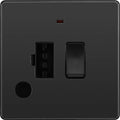 bg evolve black chrome 13a switched spur with led and flex outlet pcdbc52b Available From RS Electrical Supplies