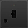 bg evolve black chrome 13a unswitched spur with led and flex outlet pcdbc54b Available From RS Electrical Supplies
