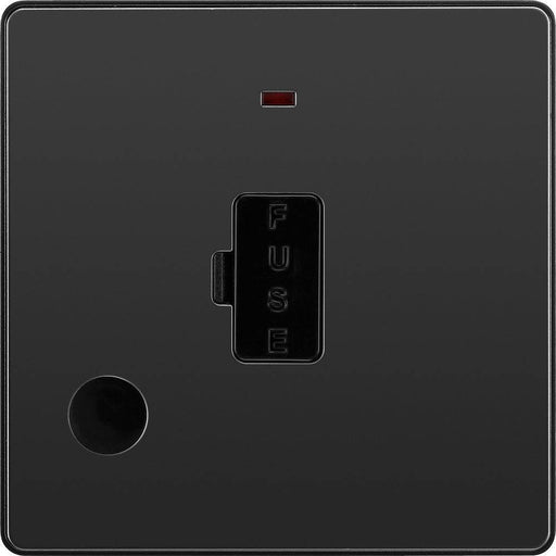 bg evolve black chrome 13a unswitched spur with led and flex outlet pcdbc54b Available From RS Electrical Supplies