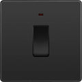bg evolve black chrome 20a double pole switch with led pcdbc31b Available From RS Electrical Supplies