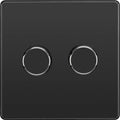 bg evolve black chrome 2g dimmer switch pcdbc82b Available From RS Electrical Supplies