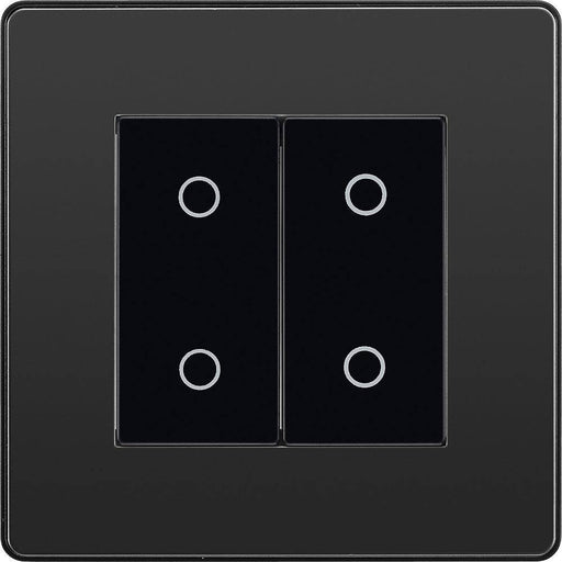 bg evolve black chrome 2g secondary touch dimmer switch pcdbctds2b Available From RS Electrical Supplies