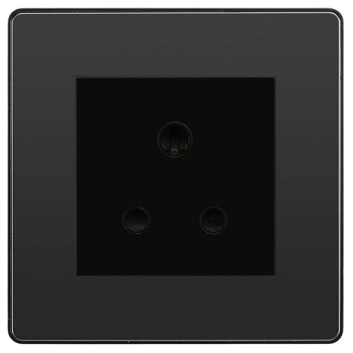bg evolve black chrome 5a unswitched socket pcdbc5aussb Available From RS Electrical Supplies