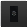 bg evolve black chrome co axial socket pcdbc60b Available From RS Electrical Supplies