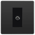 bg evolve black chrome satellite socket pcdbc61b Available From RS Electrical Supplies