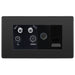 bg evolve black chrome tv fm sat combination tv socket pcdbcquad2b Available From RS Electrical Supplies