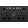 bg evolve black chrome wifi extender with 13a double usb socket pcdbc22uwrb Available From RS Electrical Supplies