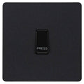 BG Evolve Matt Black 10A Retractive Press Switch PCDMB14B Available from RS Electrical Supplies