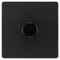 BG Evolve Matt Black 1G Dimmer Switch PCDMB81B Available from RS Electrical Supplies