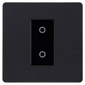BG Evolve Matt Black 1G Secondary Touch Dimmer Switch PCDMBTDS1B Available from RS Electrical Supplies