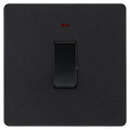 BG Evolve Matt Black 20A Double Pole Switch with LED PCDMB31B Available from RS Electrical Supplies
