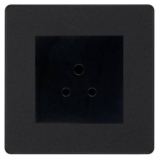 BG Evolve Matt Black 2A Unswitched Socket PCDMB2AUSSB Available from RS Electrical Supplies