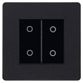 BG Evolve Matt Black 2G Secondary Touch Dimmer Switch PCDMBTDS2B Available from RS Electrical Supplies