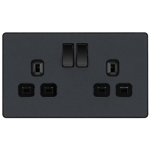 BG Evolve Matt Grey Switches & Sockets | RS Electrical Supplies
