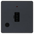 BG Evolve Matt Grey 13A Unswitched Spur with LED and Flex Outlet PCDMG54B Available from RS Electrical Supplies