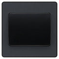 BG Evolve Matt Grey 1G 2W Wide Rocker Light Switch PCDMG12WB Available from RS Electrical Supplies