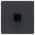 BG Evolve Matt Grey 1G Dimmer Switch PCDMG81B Available from RS Electrical Supplies